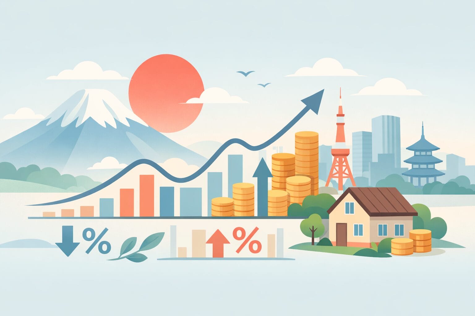 2016年の住宅ローン金利の動向をイメージした図