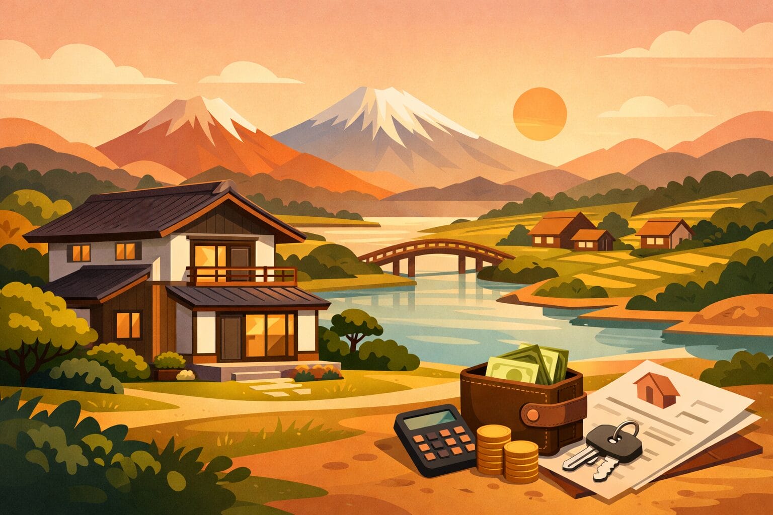 岐阜県で住宅ローン（フラット35）を検討するイメージ