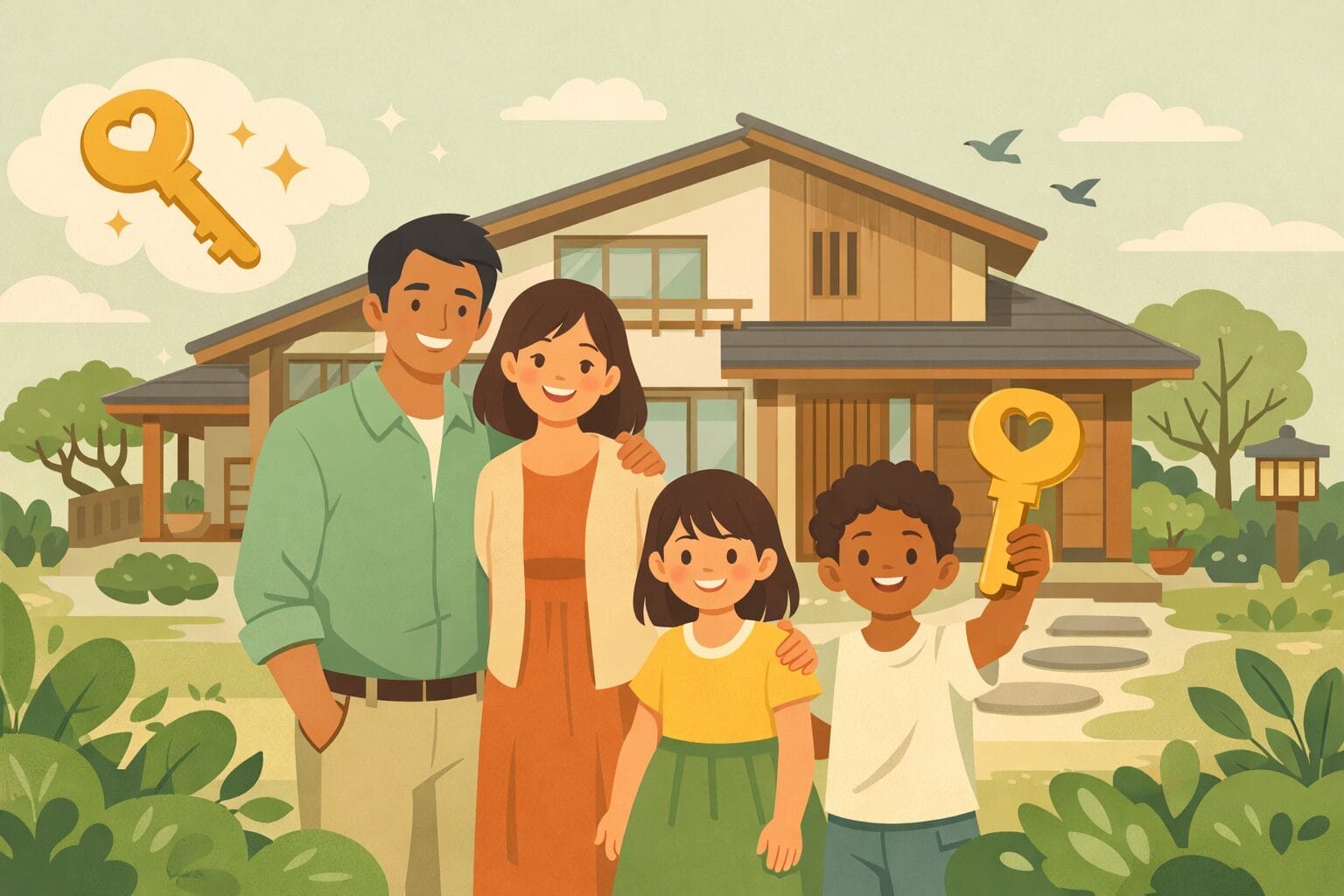 日本で住宅を購入する外国人のイメージ