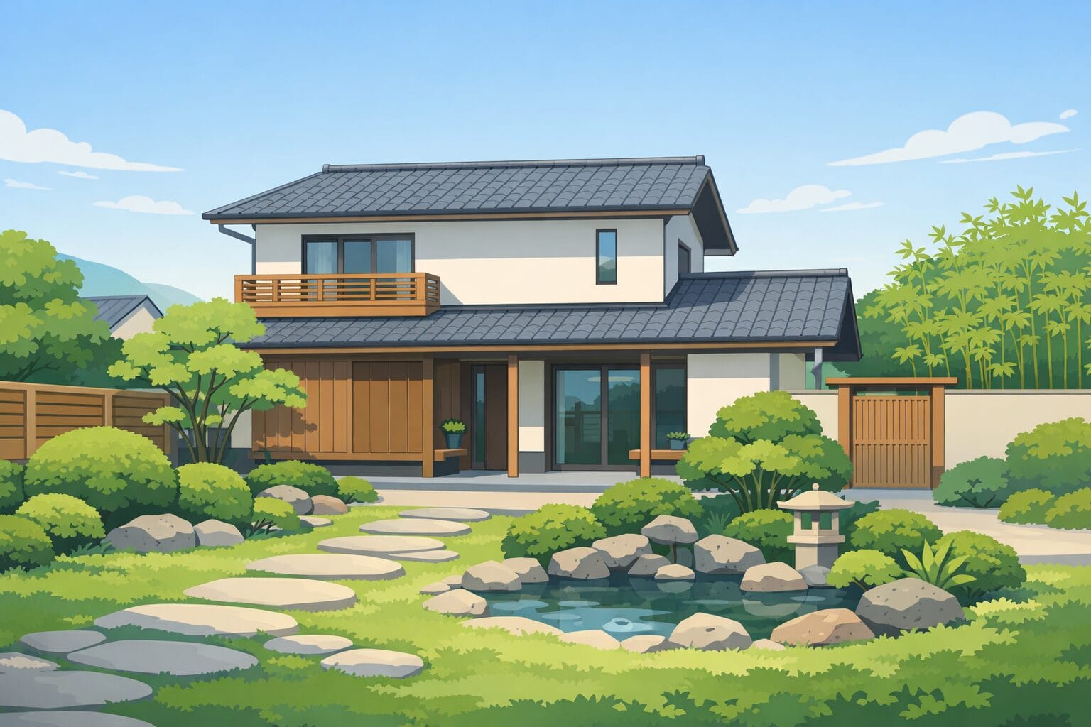 住宅ローンで購入する住宅のイメージイラスト